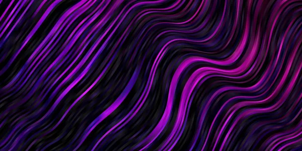 Fond Vectoriel Violet Foncé Avec Des Lignes Échantillon Géométrique Coloré — Image vectorielle