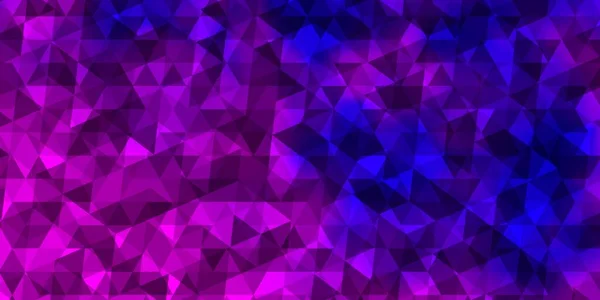 Luz Púrpura Fondo Vectorial Rosa Con Triángulos Ilustración Abstracta Brillante — Archivo Imágenes Vectoriales