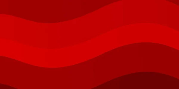 Patrón Vectorial Rojo Oscuro Con Líneas Curvas Ilustración Colorida Estilo — Vector de stock