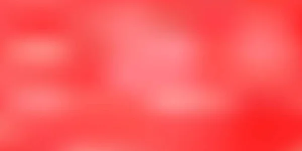 Modello Sfocatura Astratta Vettoriale Rosso Chiaro Illustrazione Astratta Colorata Con — Vettoriale Stock