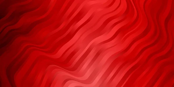 Φωτεινό Κόκκινο Διανυσματικό Φόντο Ρυτίδες Πολύχρωμη Απεικόνιση Καμπύλες Γραμμές Μοτίβο — Διανυσματικό Αρχείο
