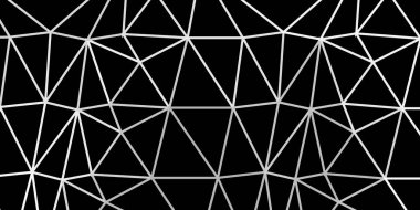 Açık gri vektör gradyan çokgen tasarımı. Üçgen konseptli mozaik renkli çizimler. Web tasarımcıları için arkaplan.