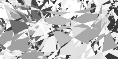 Üçgen şekilli açık gri vektör şablonu. Modern tarzda üçgen şekilli akıllı soyut çizimler. Reklamlarınıza basit bir ekleme..