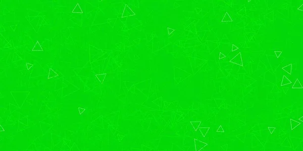 Plantilla Vectorial Verde Oscuro Con Formas Triangulares Ilustración Abstracta Inteligente — Archivo Imágenes Vectoriales