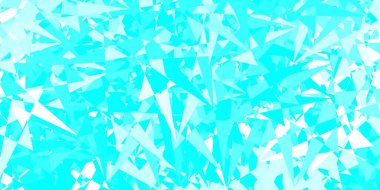 Üçgen şekilli açık yeşil vektör şablonu. Modern tarzda üçgen şekilli akıllı soyut çizimler. İniş sayfaları.