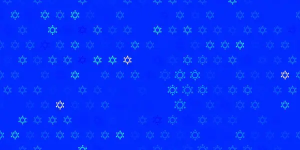 Textura Vectorial Azul Claro Con Símbolos Enfermedad Ilustración Abstracta Con — Vector de stock