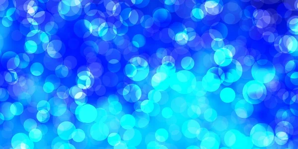 Patrón Vectorial Luz Azul Con Esferas Ilustración Abstracta Moderna Con — Vector de stock