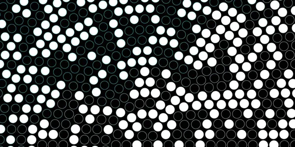 Dunkelblauer Vektorhintergrund Mit Blasen Moderne Abstrakte Illustration Mit Bunten Kreisformen — Stockvektor