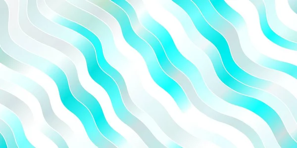 Fondo Vectorial Azul Claro Con Líneas Dobladas Gradiente Abstracto Ilustración — Vector de stock