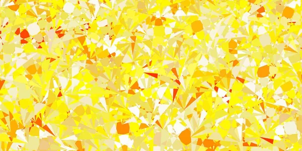 Lichtoranje Vectorachtergrond Met Veelhoekige Vormen Webmateriaal Illustratie Met Kleurrijke Abstracte — Stockvector