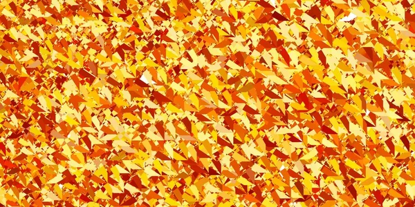 Donker Oranje Vectorachtergrond Met Veelhoekige Vormen Slimme Abstracte Illustratie Met — Stockvector