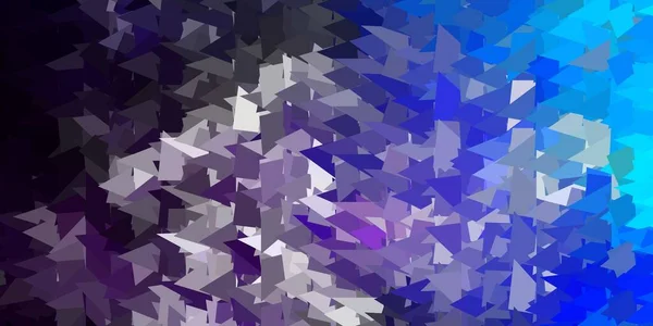 ダークピンク ブルーベクトル幾何学的な多角形のデザイン 抽象的な三角形の装飾的なカラフルなイラスト Webアプリの壁紙 — ストックベクタ