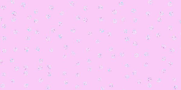 Светло-розовая, синяя векторная текстура с дисками. Блестящие абстрактные иллюстрации с красочными каплями. Дизайн для ваших рекламодателей.