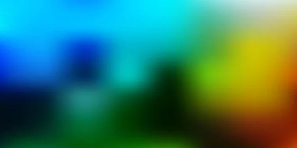 Ανοιχτό Μπλε Πράσινο Διάνυσμα Θολό Πρότυπο Πολύχρωμη Απεικόνιση Κλίση Αφηρημένο — Διανυσματικό Αρχείο