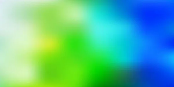 Ανοιχτό Μπλε Πράσινο Διάνυσμα Θολή Υφή Σύγχρονη Κομψή Εικόνα Θαμπάδα — Διανυσματικό Αρχείο