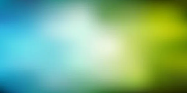 Hellblaue Grüne Vektorabstrakte Verwischen Die Textur Bunte Illustration Mit Farbverlauf — Stockvektor
