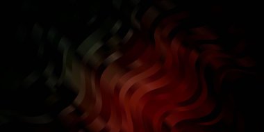 Koyu mavi, dairesel yay ile kırmızı vektör dokusu. Rengarenk çizgileri ve şekilleri olan parlak bir örnek. İş tanıtımınız için tasarım.