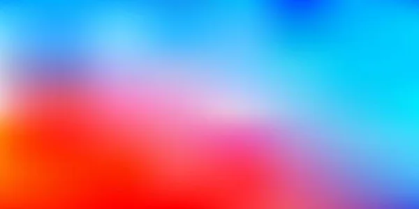 Hellblaue Rote Vektorgradienten Verwischen Das Layout Bunte Illustration Mit Farbverlauf — Stockvektor