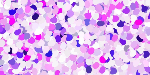 Luz Púrpura Patrón Vectorial Rosa Con Formas Abstractas Ilustración Abstracta — Vector de stock