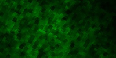 Açık mavi, altıgenli sarı vektör arkaplan. Bulanık arkaplanda renkli altıgenler. Reklamlar, broşürler için desen.