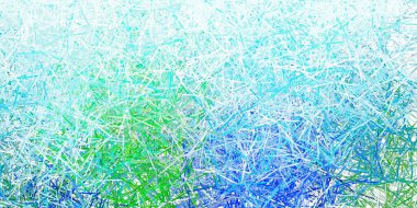 Açık mavi, üçgen formlu yeşil vektör düzeni. Soyut renkli üçgen şekilli illüstrasyon. Duvar kağıtları için desen.