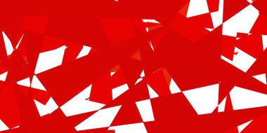 Koyu kırmızı, üçgen şekilli sarı vektör düzeni. Soyut tarzda, üçgen ve çizgilerle basit bir tasarım. Reklamlarınıza basit bir ekleme..