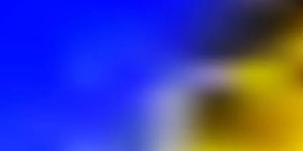 Hellblauer Gelber Vektor Verschwimmt Hintergrund Verschwommene Abstrakte Gradienten Illustration Einfachem — Stockvektor