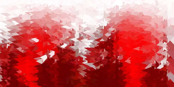 Gabarit Poly Triangle Vectoriel Rouge Foncé Jaune Illustration Dégradé Style — Image vectorielle