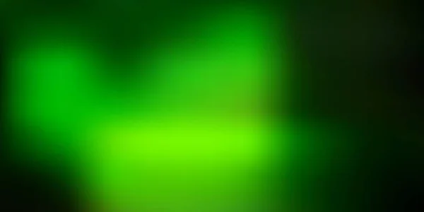 Tmavě Zelený Vektor Rozmazal Šablonu Rozmazaná Abstraktní Ilustrace Přechodu Jednoduchým — Stockový vektor