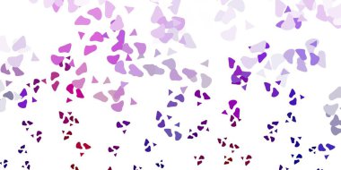 Açık mavi, soyut şekilli kırmızı vektör şablonu. Basit bir şekilde gradyan olan renkli soyut biçimler. Reklamlarınız için modern tasarım.