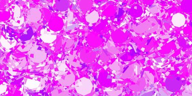 Üçgen şekilli açık mor vektör şablonu. Üçgen şekilli, şekilli muhteşem soyut çizimler. Reklamlarınıza basit bir ekleme..