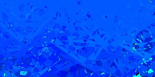 Textura Vectorial Azul Oscuro Verde Con Triángulos Aleatorios Ilustración Abstracta — Vector de stock