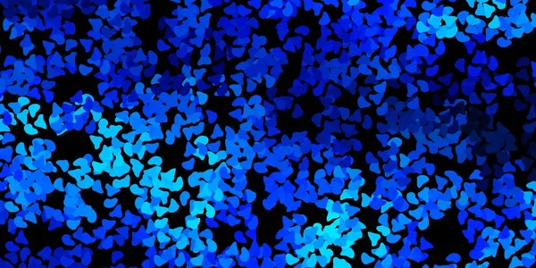 Темно Синий Векторный Фон Произвольной Формы Простой Дизайн Абстрактном Стиле — стоковый вектор