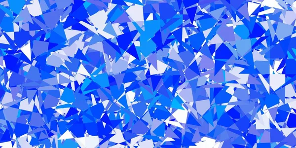 Plantilla Vectorial Azul Claro Con Formas Triangulares Diseño Simple Estilo — Archivo Imágenes Vectoriales