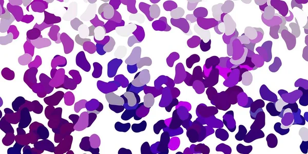 Patrón Vectorial Púrpura Claro Con Formas Abstractas Ilustración Abstracta Moderna — Vector de stock