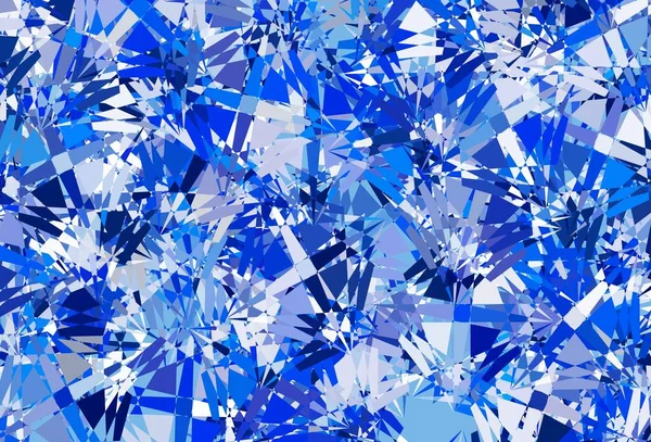 Fond Vectoriel Bleu Foncé Avec Triangles Illustration Abstraite Intelligente Avec — Image vectorielle