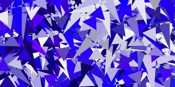 带有三角形的浅紫色矢量背景 宏伟的抽象说明与三角形的形状 精子的开始设计 — 图库矢量图片