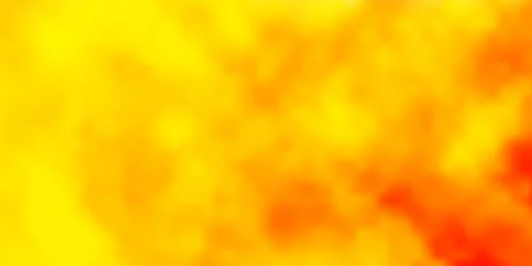 曇り空のライトオレンジベクトルテクスチャ 抽象的なグラデーションの雲とカラフルなイラスト 小冊子やチラシの模様 — ストックベクタ
