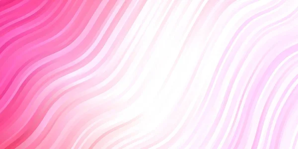 Векторное Расположение Светло Розового Цвета Кривыми Линиями — стоковый вектор