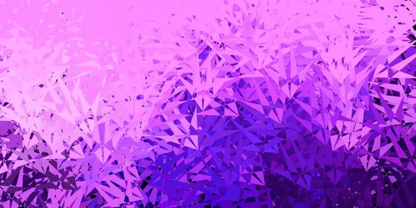 Plantilla Vectorial Color Púrpura Oscuro Con Formas Triangulares Ilustración Material — Vector de stock