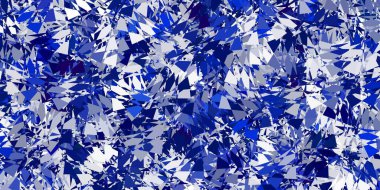 Çokgen formlu açık mavi vektör arkaplanı. Renkli soyut üçgenli web materyali çizimi. Terfi modelleri.