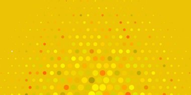 Açık yeşil, çemberli sarı vektör arkaplan. Renkli çember şekilli modern soyut illüstrasyon. Web siteleri, iniş sayfaları için desen.