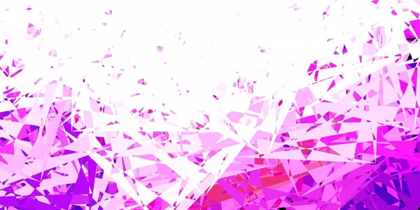 深紫色 粉红色的矢量背景与三角形 网络材料图解与彩色抽象三角形 这是对你的优点的一个简单的补充 — 图库矢量图片