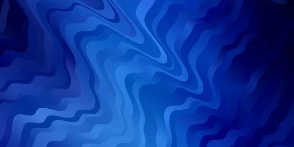 Modèle Vectoriel Bleu Clair Avec Lignes Courbes — Image vectorielle