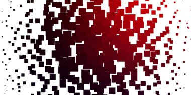 Açık Mavi ve Kırmızı vektör arkaplanı çokgen biçiminde.