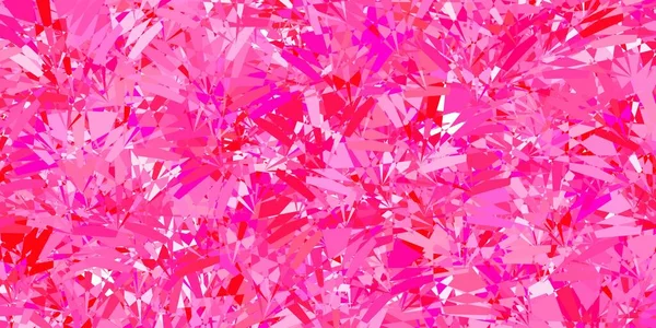 Texture Vectorielle Rouge Clair Avec Des Triangles Aléatoires Illustration Matériel — Image vectorielle