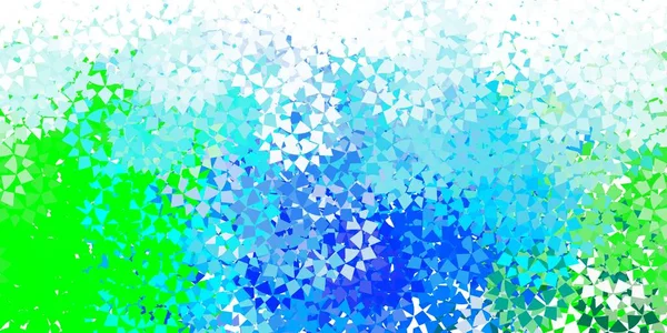 Texture Vectorielle Bleu Clair Avec Style Triangulaire Triangles Sur Fond — Image vectorielle