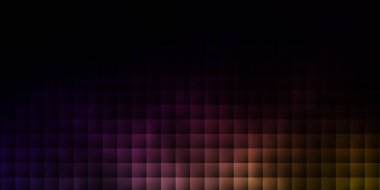 Koyu mavi, dikdörtgenli sarı vektör arkaplan. Soyut arkaplanda renkli gradyan olan dikdörtgenler. Web siteleri, iniş sayfaları için desen.