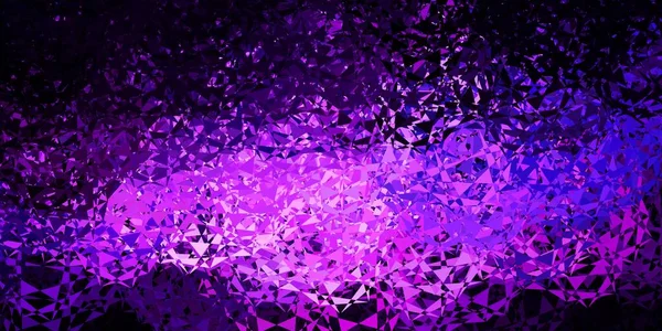 Темно Фіолетовий Векторний Фон Трикутниками Лініями Веб Матеріал Ілюстрація Барвистими — стоковий вектор
