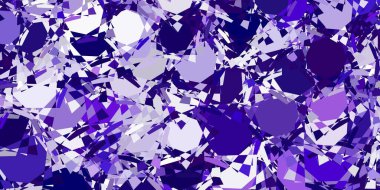 Açık Mor, pembe vektör arkaplan, üçgenli, çizgili. Üçgen şekilleri soyut bir şekilde renk değişimine sahiptir. Duvar kağıtları için desen.